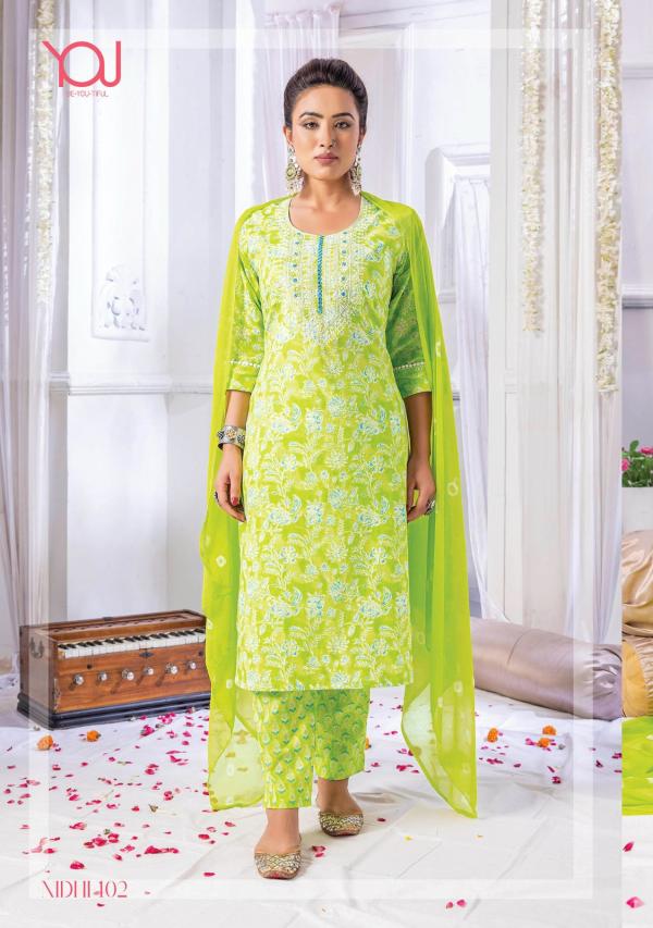 Wanna Nidhi Designer Kurti With Pant And Dupatta Collection